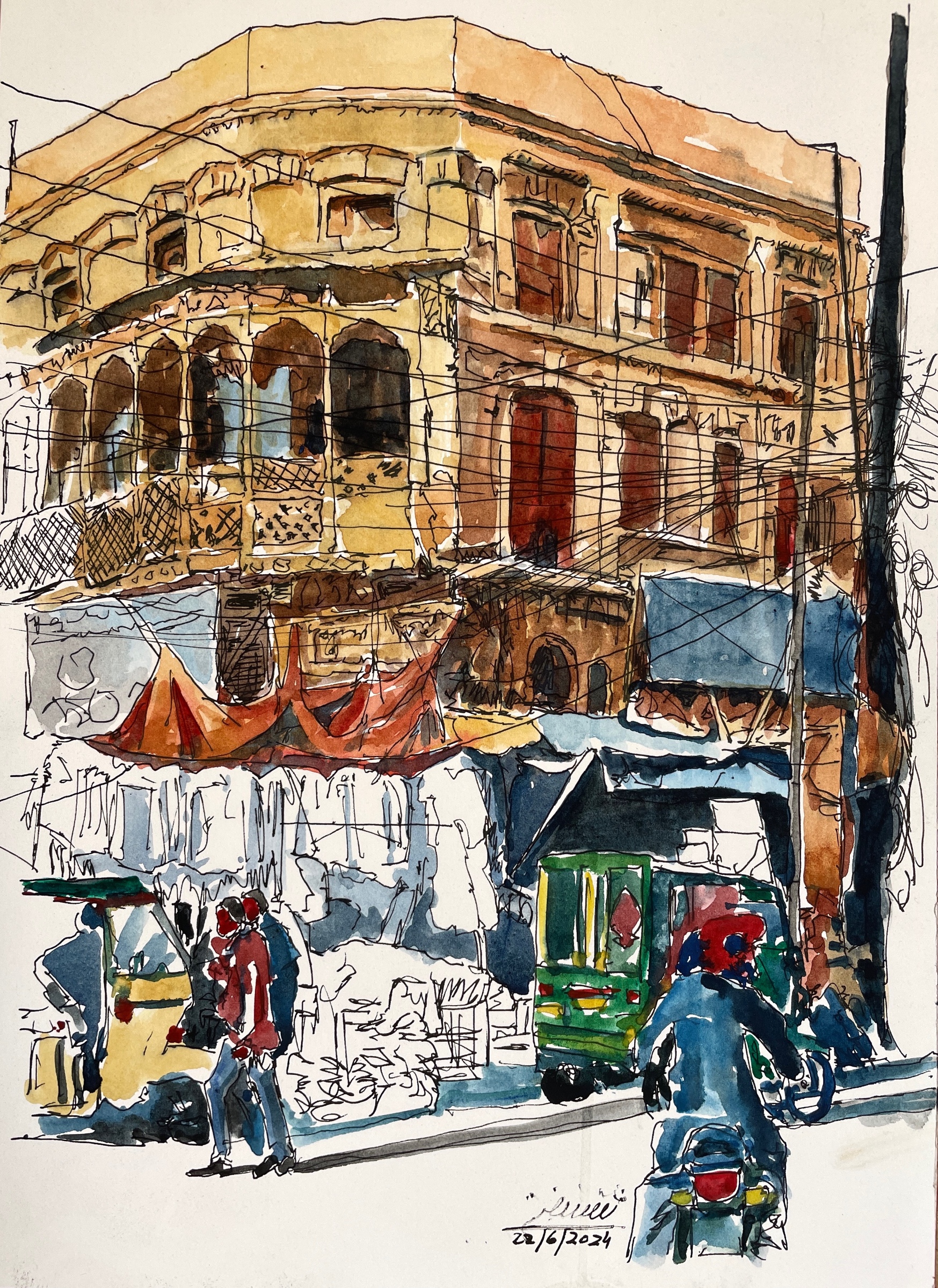 Old Anarkali Lahore by ArtSaqib