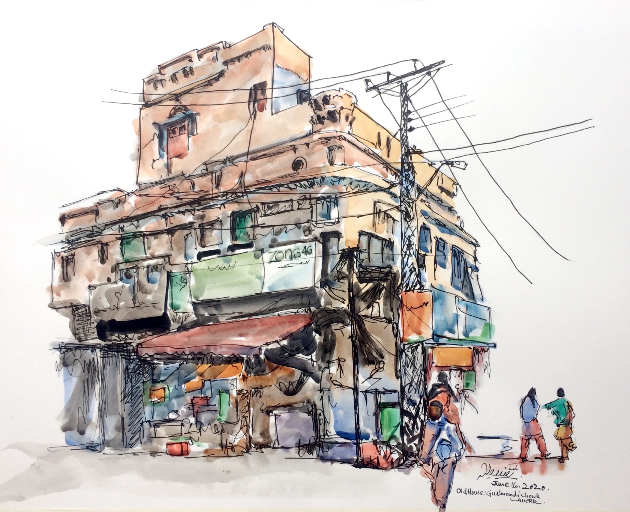 A House in Gualmandi Old Lahore by ArtSaqib