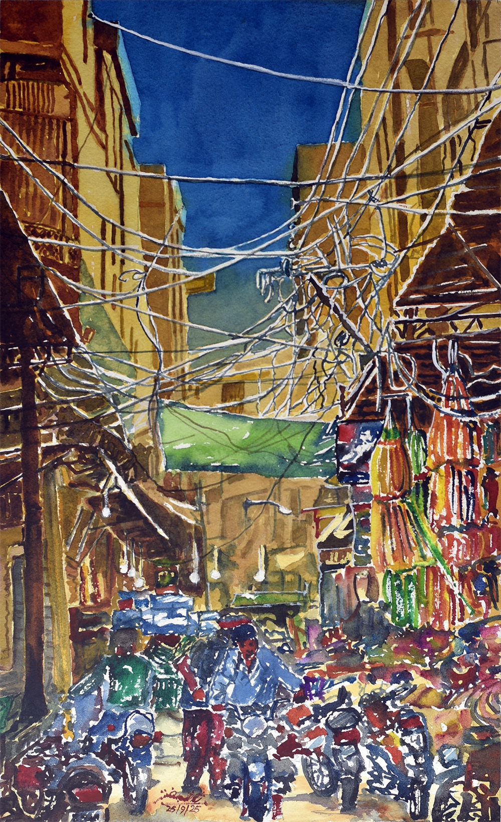 An Evening inside Old City of Lahore by ArtSaqib