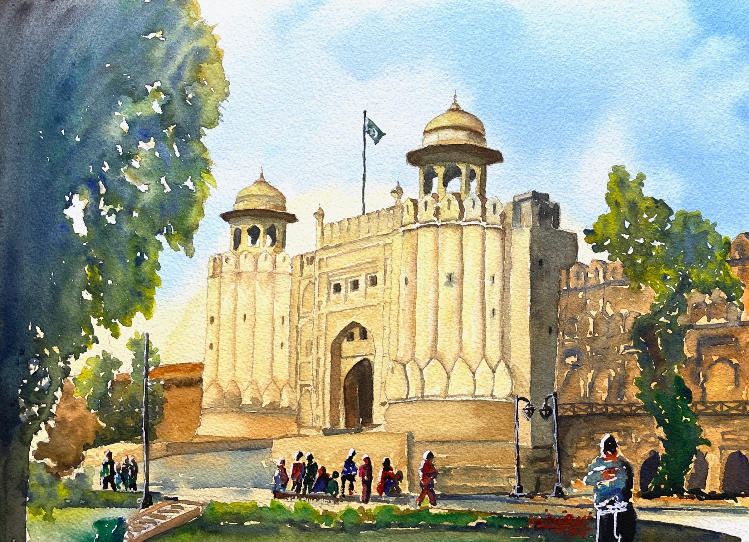 The Lahore Fort by ArtSaqib