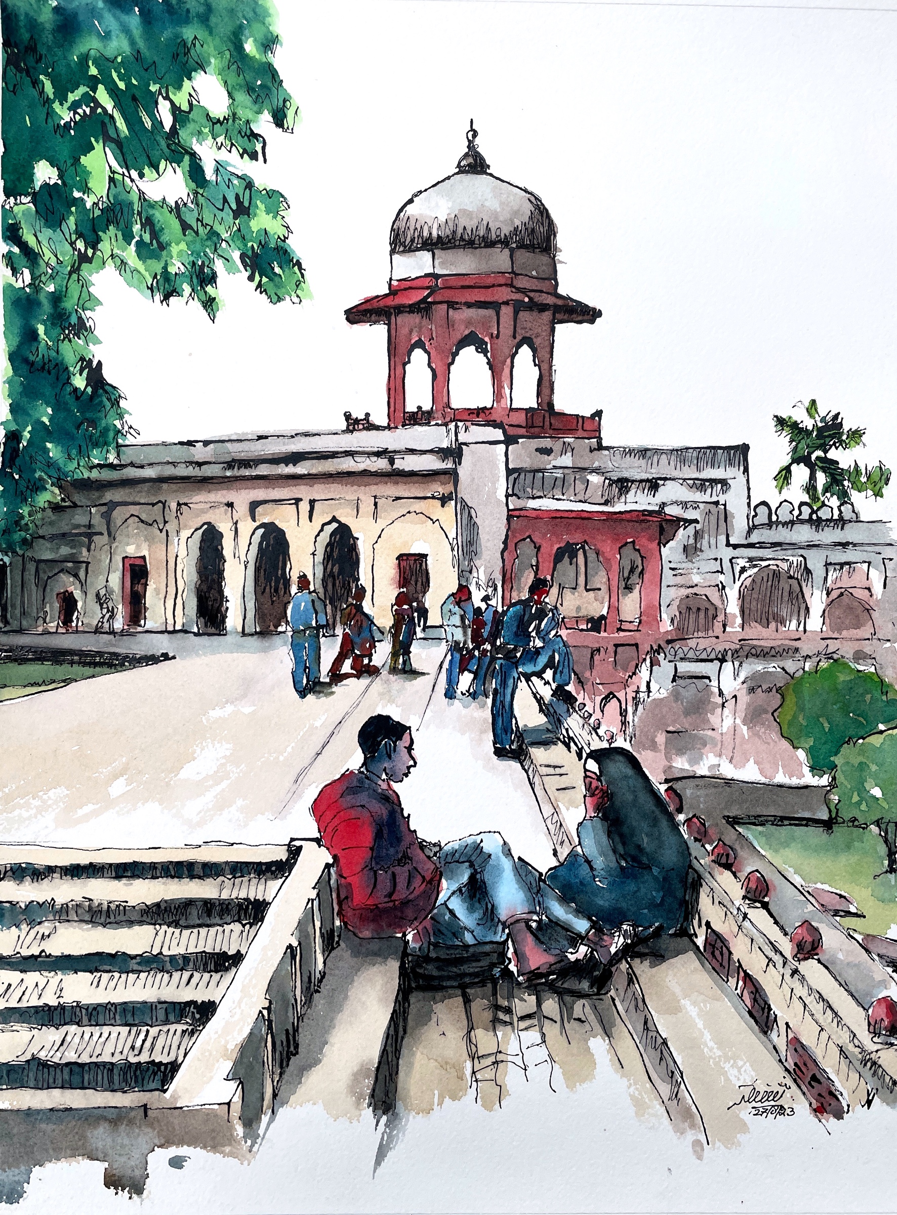 Shalimar Gardens Lahore by ArtSaqib
