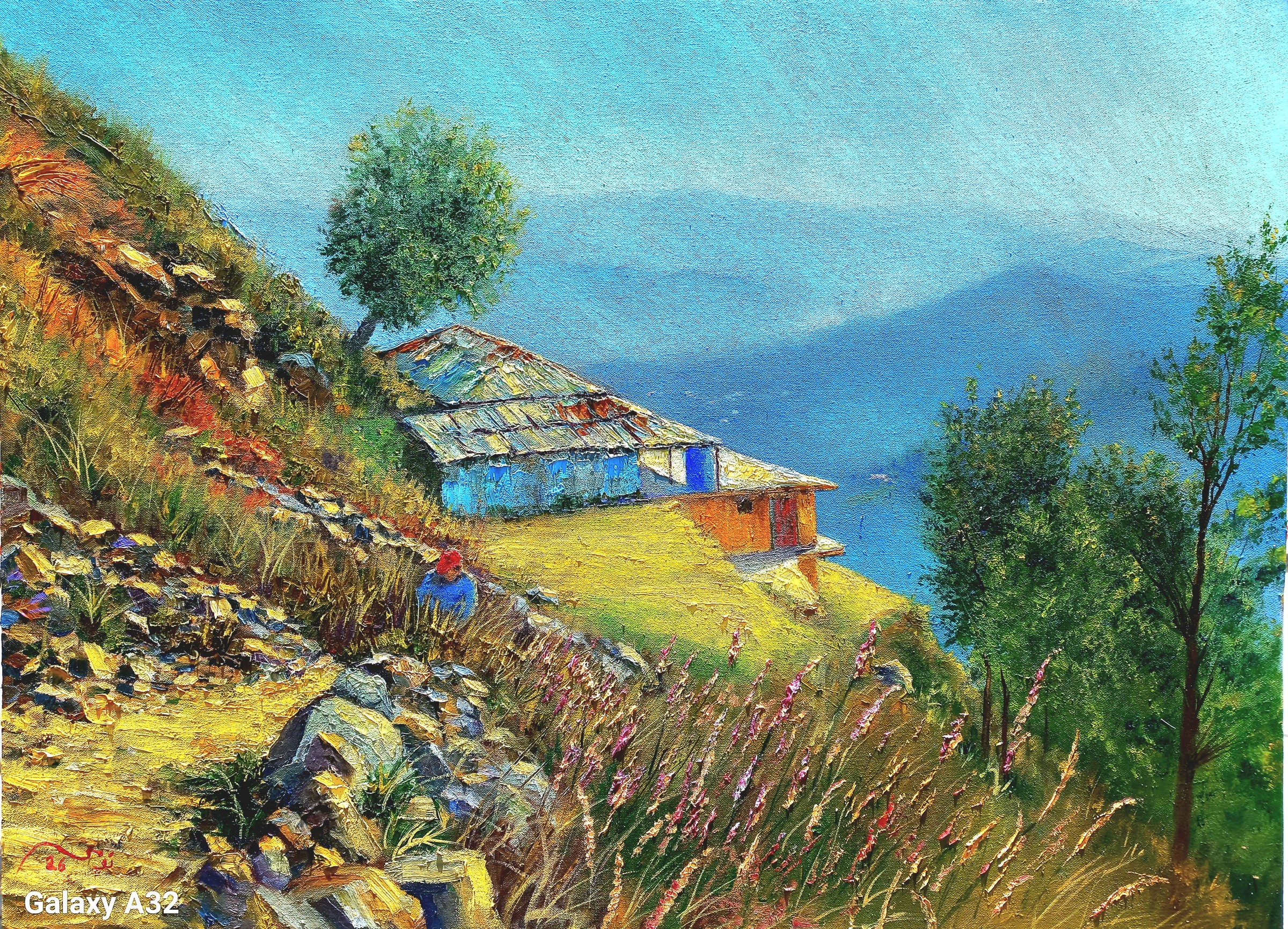 Kashmir View point from Hanaspur  by Nomi