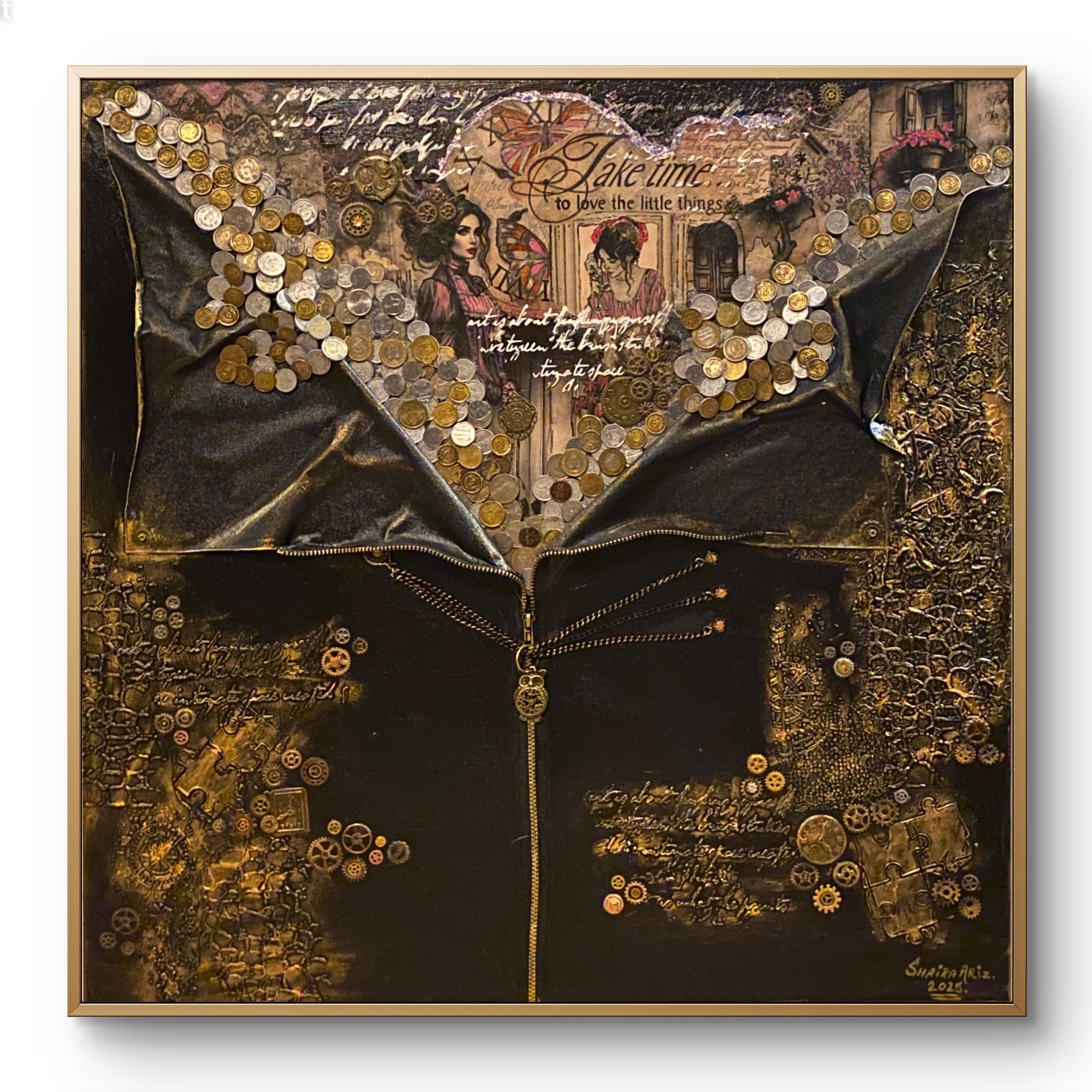 The unzipping of time  by Shaira Ariz
