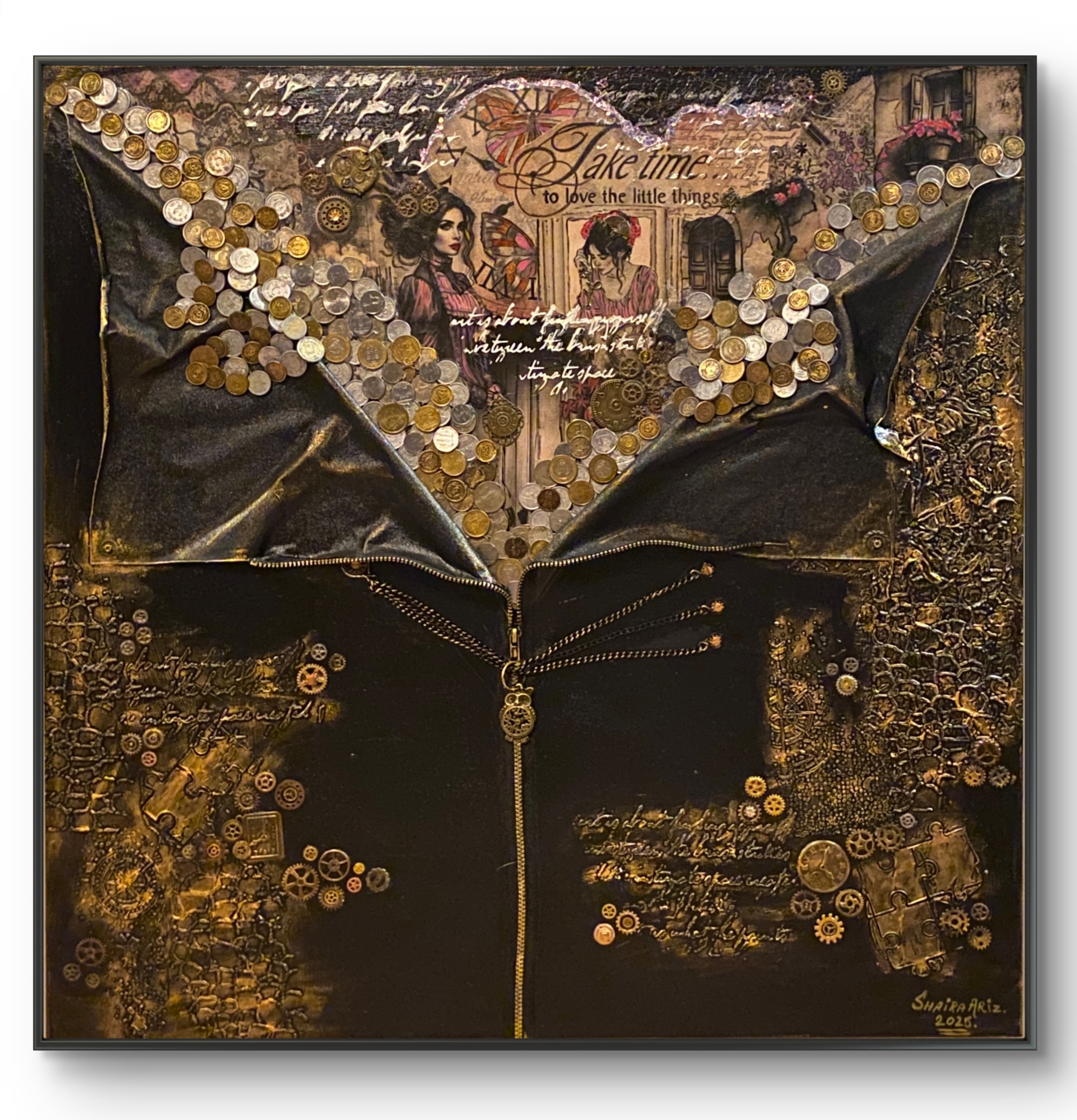 The unzipping of time  by Shaira Ariz