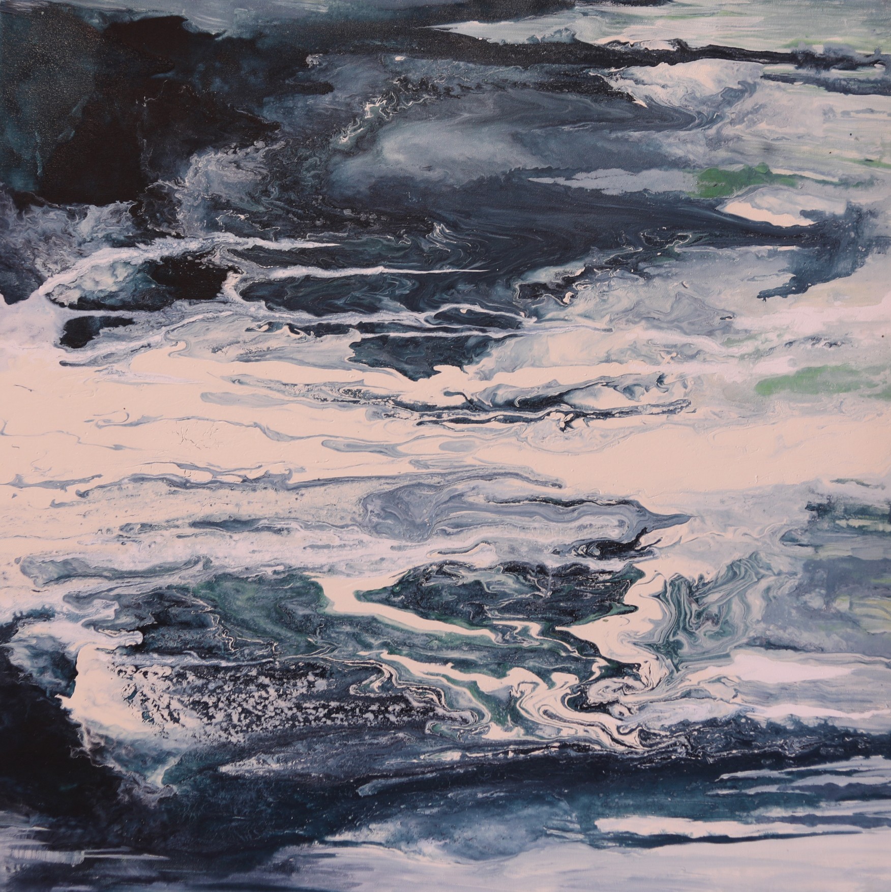 Stormy Sea And Sky  by Shehla Farooq