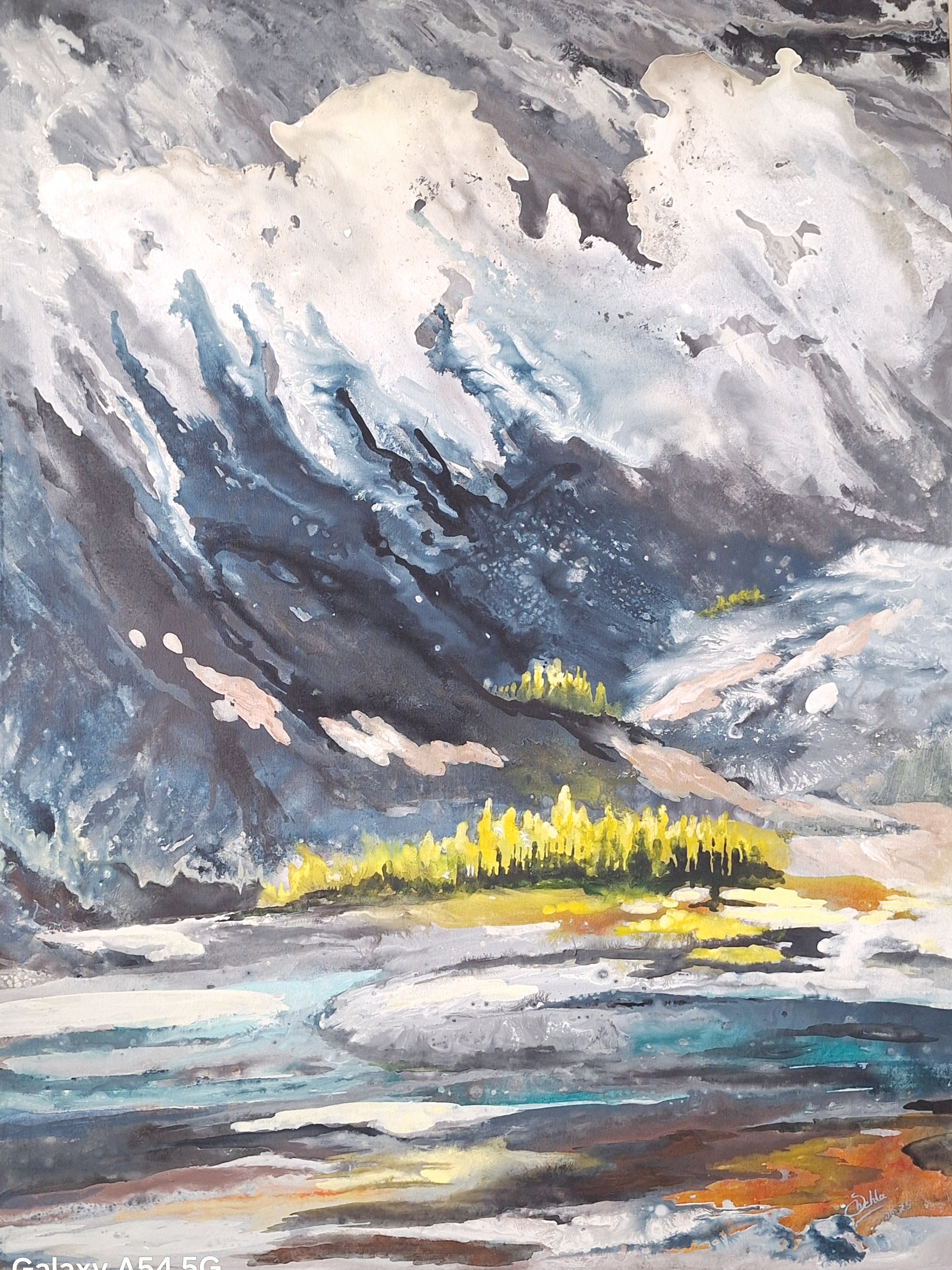 Autumn in Shigar - II by Shehla Farooq