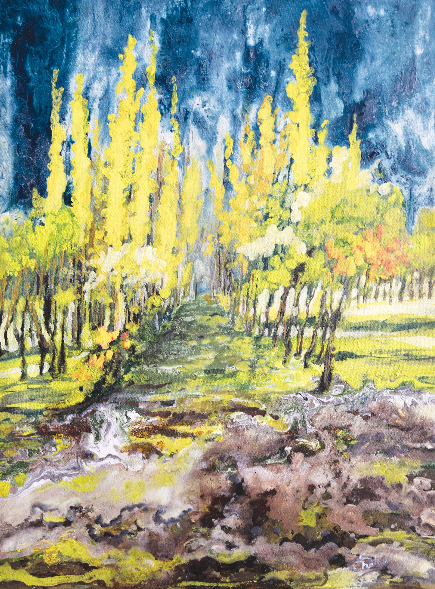 A quiet lane by Shehla Farooq