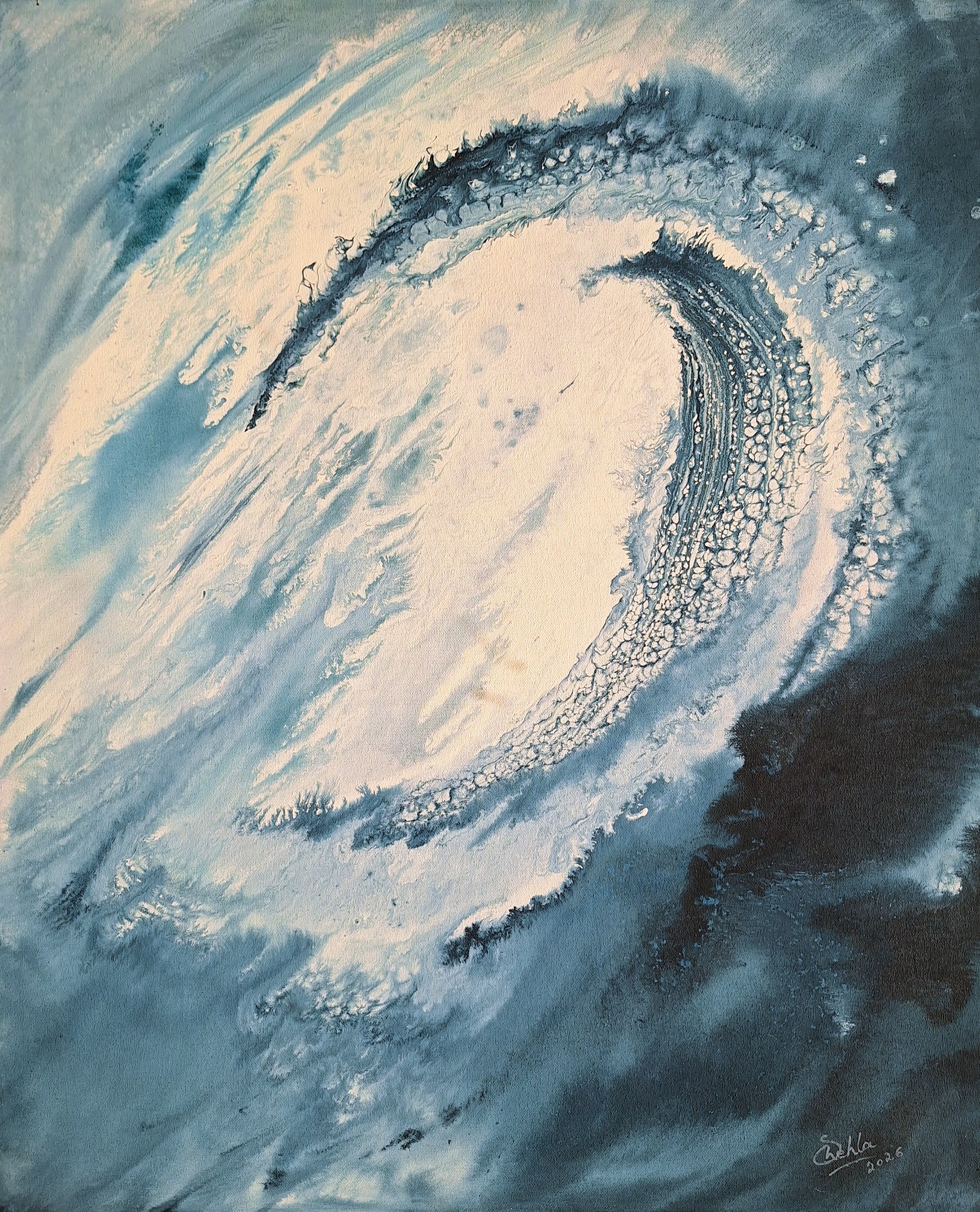 Ocean Waves - I by Shehla Farooq