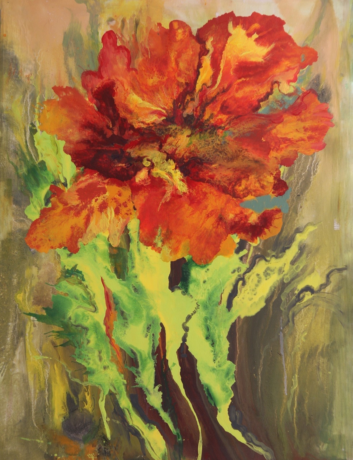 Canna Lily by Shehla Farooq