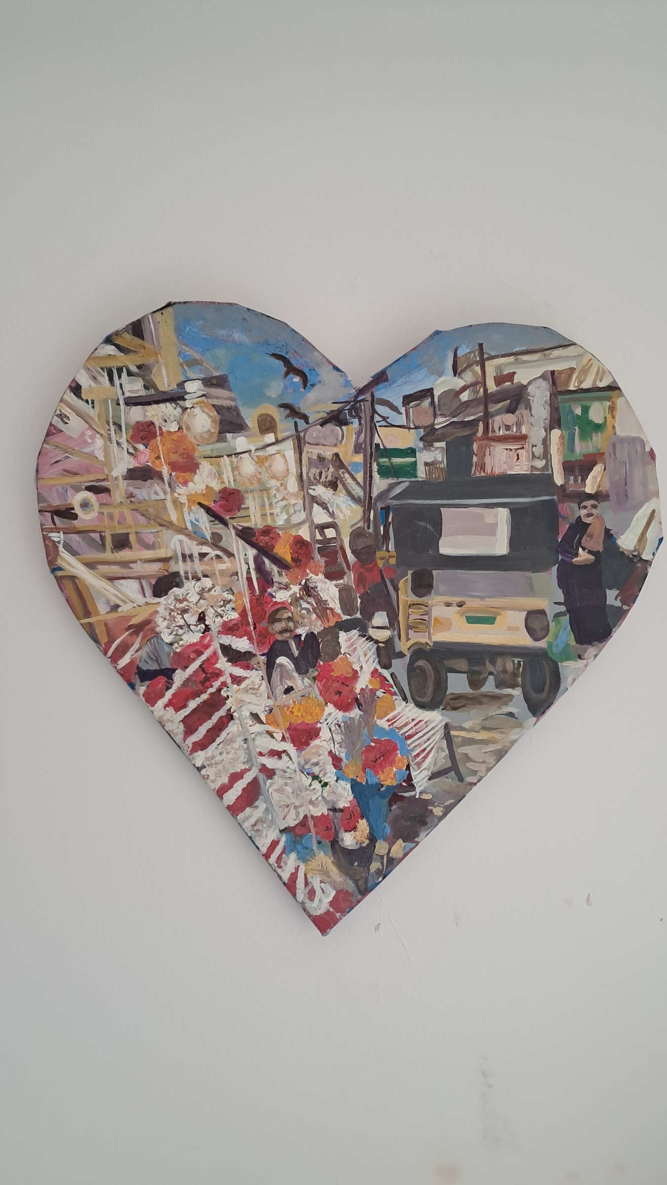 Heartshaped cityscape by Uzma
